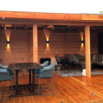 Overkapping met Dubbele Wanden 900x400cm