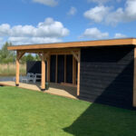 Douglas Overkapping met Schuur 800x300cm ’type Wouter’
