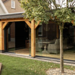 Overkapping met schuur 800x400cm type 'Rio'