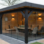 Luxe overkapping met schuur 650×300cm type 'Hilde'