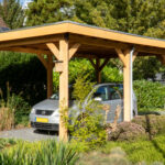 Douglas plat dak carport 600x300cm Doetinchem
