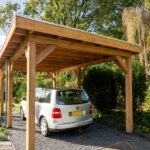 Douglas plat dak carport 600x300cm Doetinchem