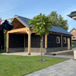 Zadeldak met schuur 1000×400cm type 'Harmen'