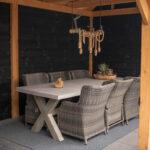 Luxe zadeldak met schuur 900x300cm type 'Marijke'