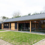 Drentse kapschuur met schuur 1600x450cm type 'Sander'