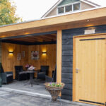 Plat Dak met Schuurtje 600x300cm