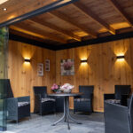 Douglas plat dak met schuur 600x300cm Ameland