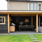 Douglas Plat Dak met Schuur 1100x300cm Zeeland