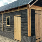 Zadeldak met schuur 1000×400cm type 'Harmen'