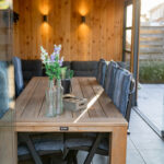 Douglas plat dak met schuur 700x300cm Genemuiden