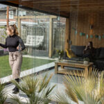 Plat dak met glazen schuifwanden 600x300cm type 'Michiel’