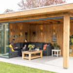 Plat Dak met Glasschuifwanden 600x300cm