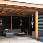 Douglas plat dak overkapping 500x300cm Barendrecht