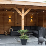 Douglas plat dak overkapping 500x300cm Barendrecht