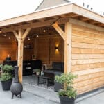 Douglas Plat Dak Overkapping 500x300cm Barendrecht