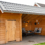 Douglas Twentse kapschuur met schuur 600x300cm Markelo