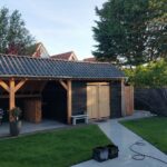 Drentse kapschuur met schuur 900×400cm type 'Erik'