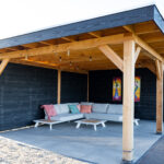 Douglas plat dak met schuur 900x400cm Sint Maartensdijk