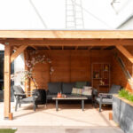 Douglas plat dak overkapping 400x300cm Goeree Overflakkee