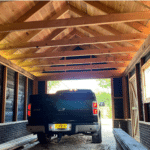 Zadeldak met schuur 1000×400cm type 'Harmen'