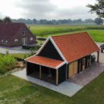 Zadeldak met schuur & carport 1200x600cm type 'Justus’