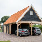 Zadeldak met schuur & carport 1200x600cm type 'Justus’