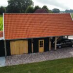 Zadeldak met schuur & carport 1200x600cm type 'Justus’