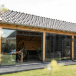 Drentse kapschuur met schuur 1200×450cm