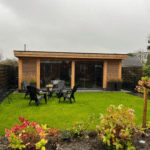 Overkapping met glaswanden 800x400cm type 'Zavi'