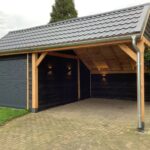 Drentse moderne overkapping