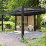 Aluminium flatroof 650x330cm Hoogmade