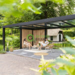 Aluminium flatroof 650x330cm Hoogmade