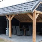 Drentse kapschuur met schuur 700x300cm Oranjedorp