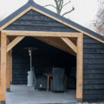 Douglas Drentse kapschuur met schuur 700x300cm Oranjedorp