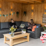 Loungeset houtpakket type 'Michiel' plat dak 600x300cm Rutterkamp te Rijssen