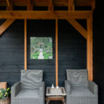 Inrichting Zadeldak met tuinset