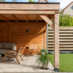 Douglas plat dak overkapping 500x400cm Waalwijk