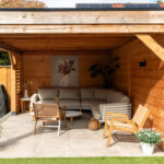 Douglas plat dak overkapping 500x400cm Waalwijk