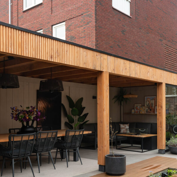 Moderne Douglas overkapping premium 1040x300cm