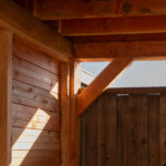 Douglas plat dak overkapping 700x400cm Noordoostpolder