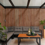 Aluminium Flatroof overkapping 430x380cm