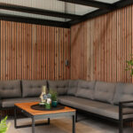 Aluminium Flatroof overkapping 430x380cm