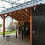 Douglas Twentse kapschuur met schuur 600x350cm Vriezenveen