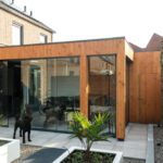 Panelen douglas overkapping