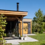 Plat dak overkapping Alblasserdam