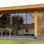 Plat dak overkapping Moezel