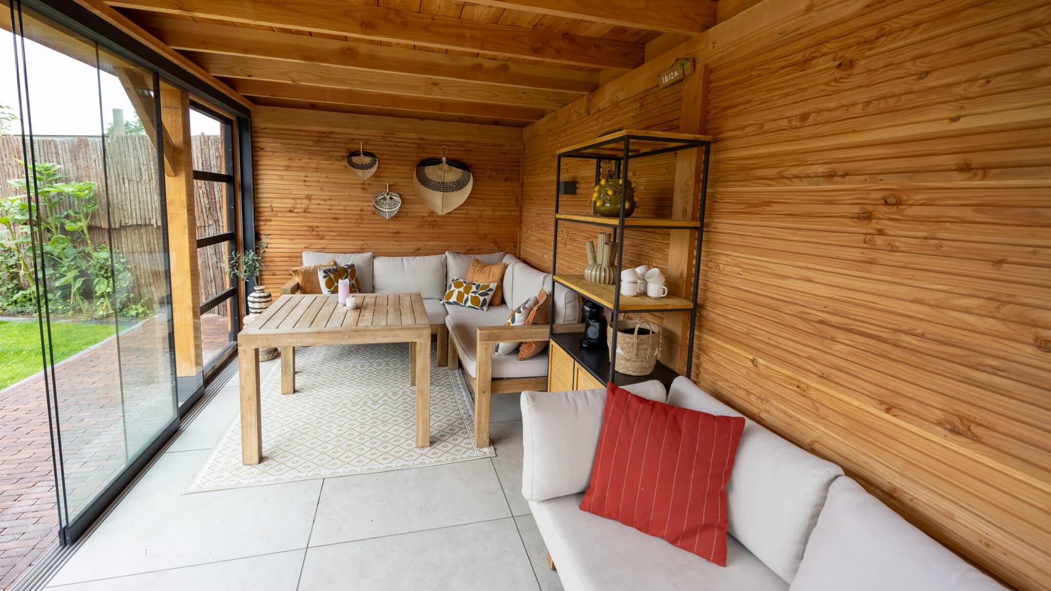 Plat dak overkapping Moezel